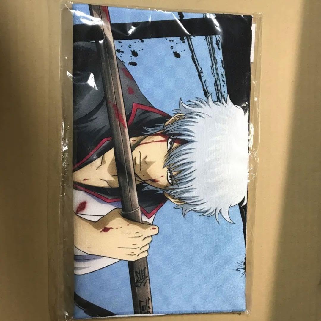 Amazon.co.jp: 銀魂 マイクロファイバーフェイスタオル01 坂田銀時