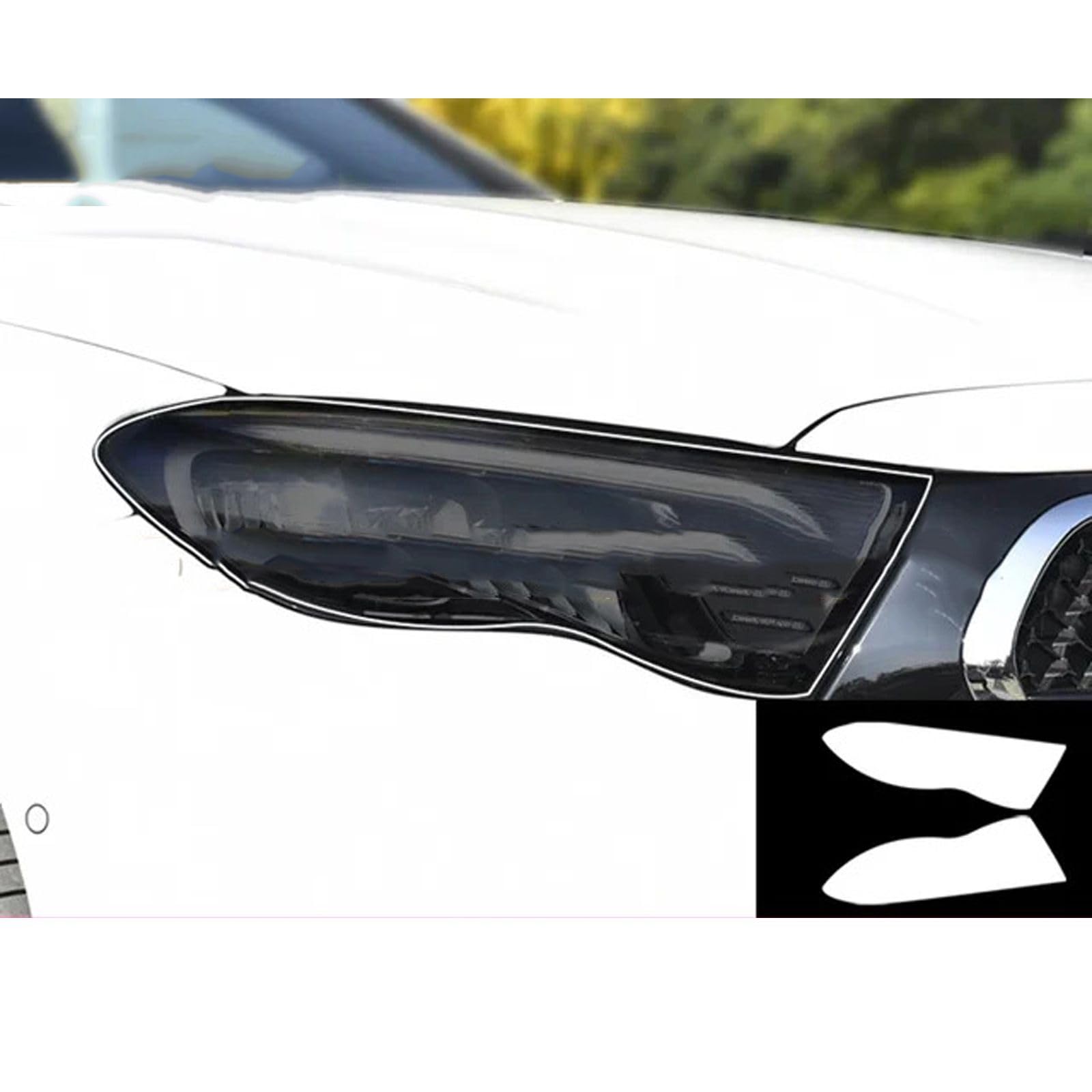 Zewnętrzna strona samochodu PPF przezroczysta Folia ochronna do lakieru TPU Folia ochronna reflektorów, do Mercedes Benz W213 Class-E 2024