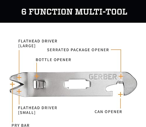 Miniatura 4 de Gerber Devour Multi-Tenedor Herramienta para comer en campamento, salvia plana 31-003422