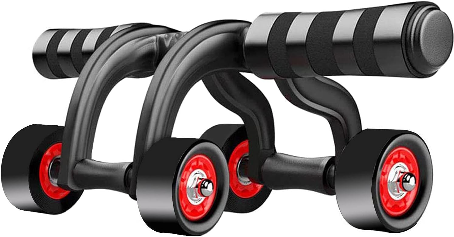 GOCART WITH G LOGO 4-Wheel Ab Roller Wheel for Abdominal Exercise Roller