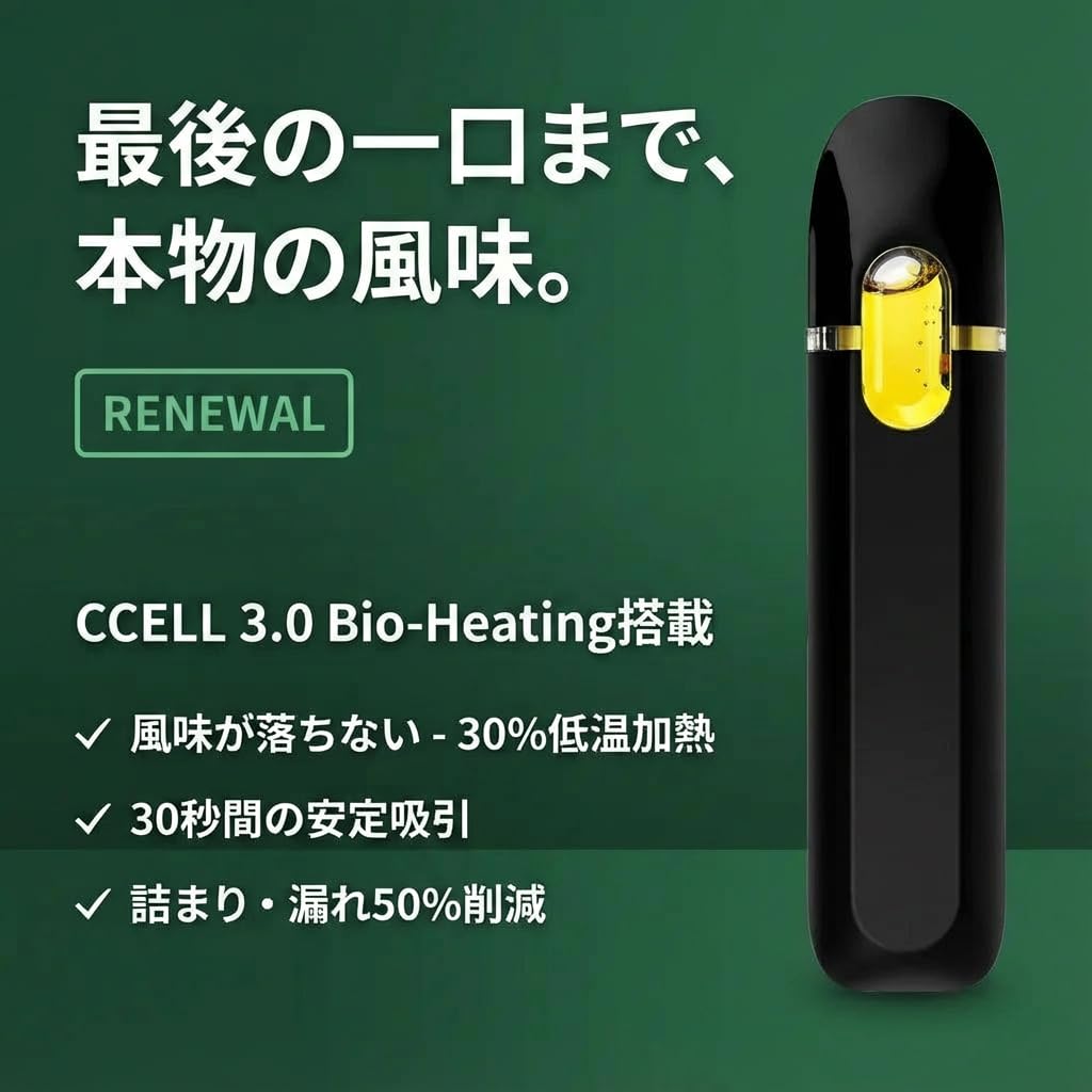 Amazon | CannaTech CBD+CBG 750mg (75%) CBD ベイプ ペン 使い捨て 1g