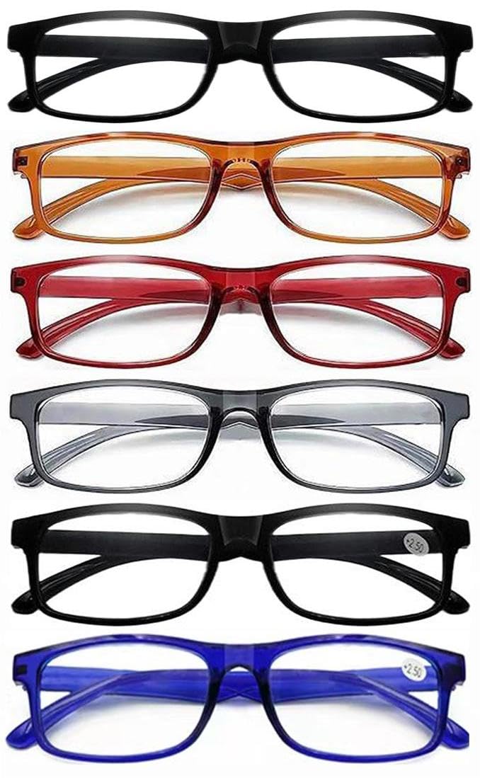 Voitead Reading Glasses Anti Eyestrain Computer for Women and Men Readers, Reading Glasses Blue Light Blocking 4.0