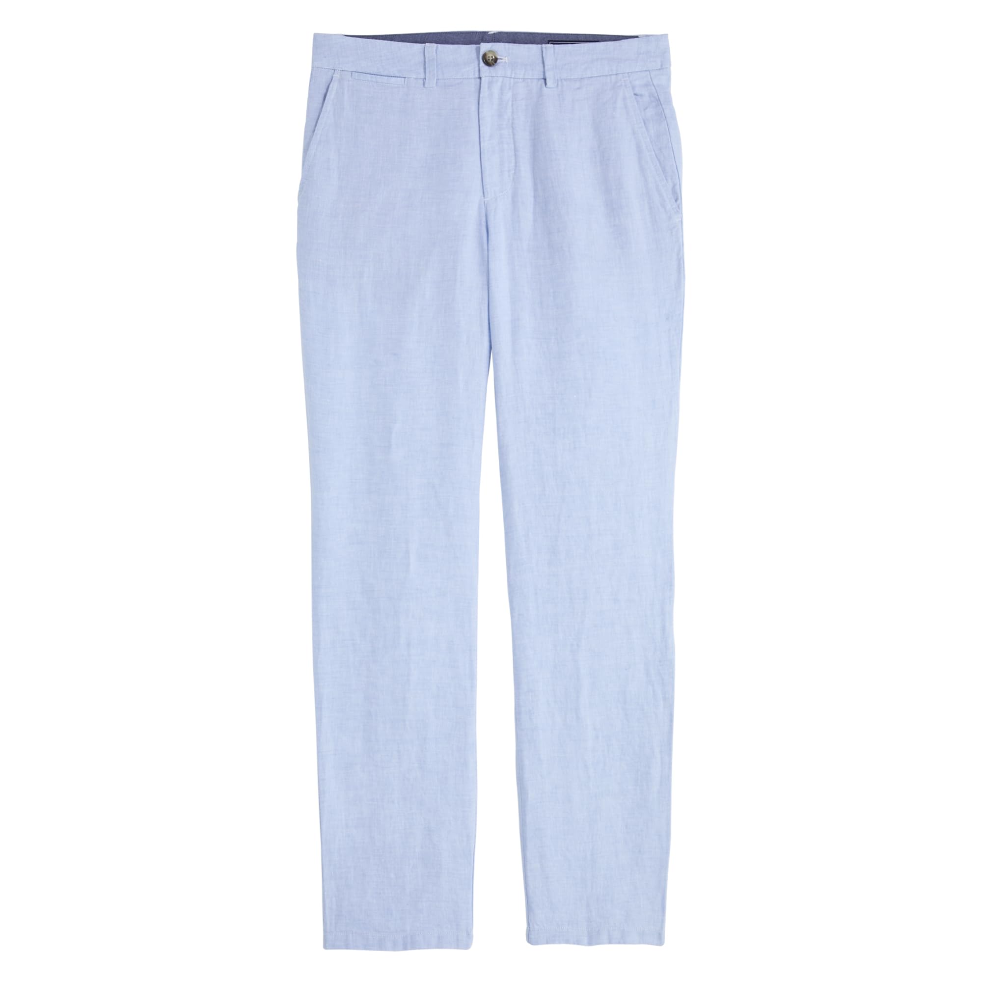 Vineyard Vines Men's Jake Blue Linen Breaker Pant, 36W X 32L