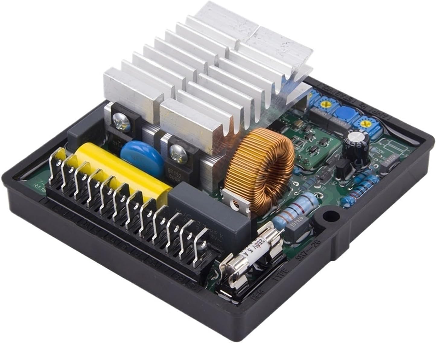 1pc SR7 Voltage Regulator 220v Ac Generator Automatic Voltage Regulator Integrated Circuits Boards 200kw Diesel Genset Parts(Common)