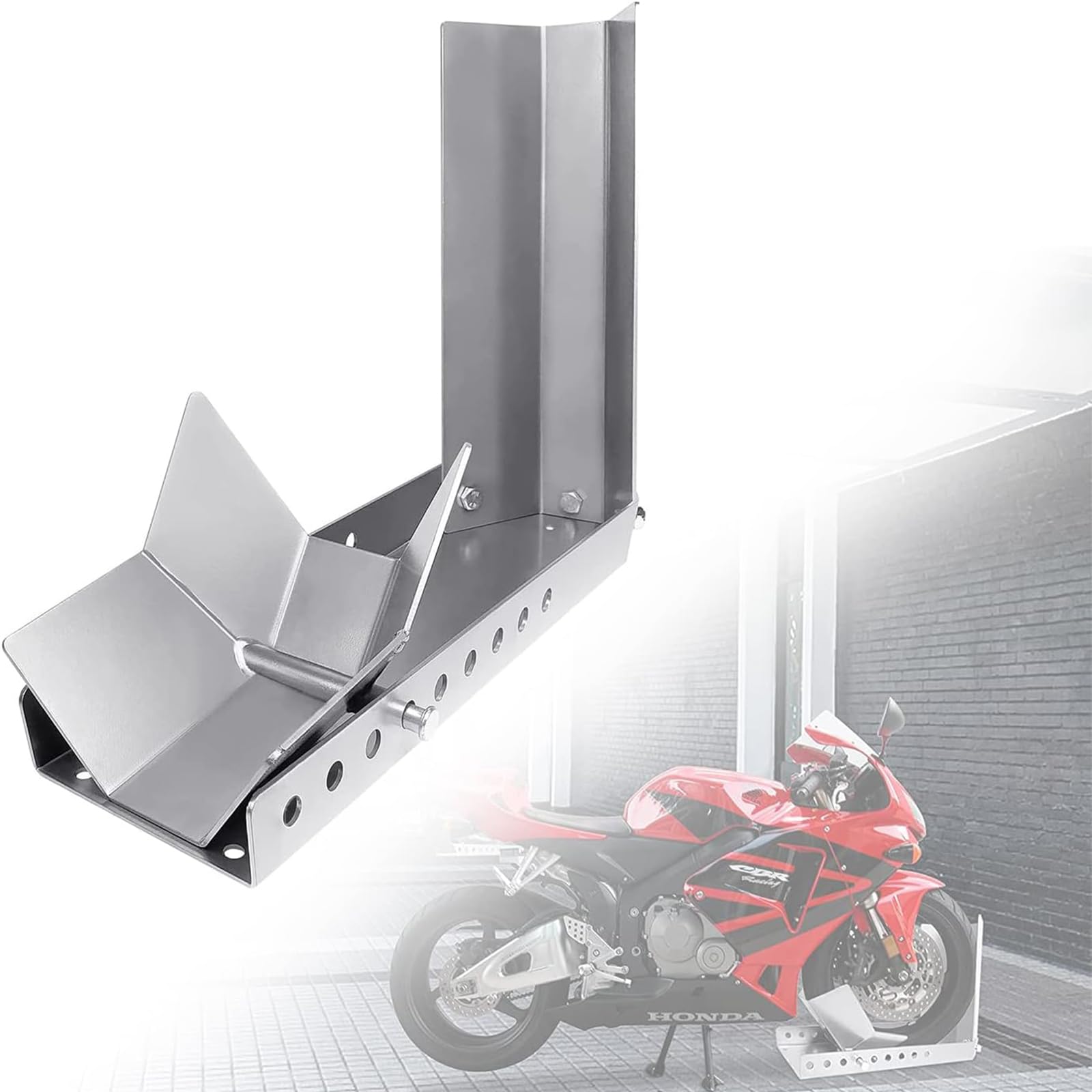 YUENFONG 1PCS Moto Cargo Carrier Ruota Anteriore Carrier Rimorchio Ruota Anteriore