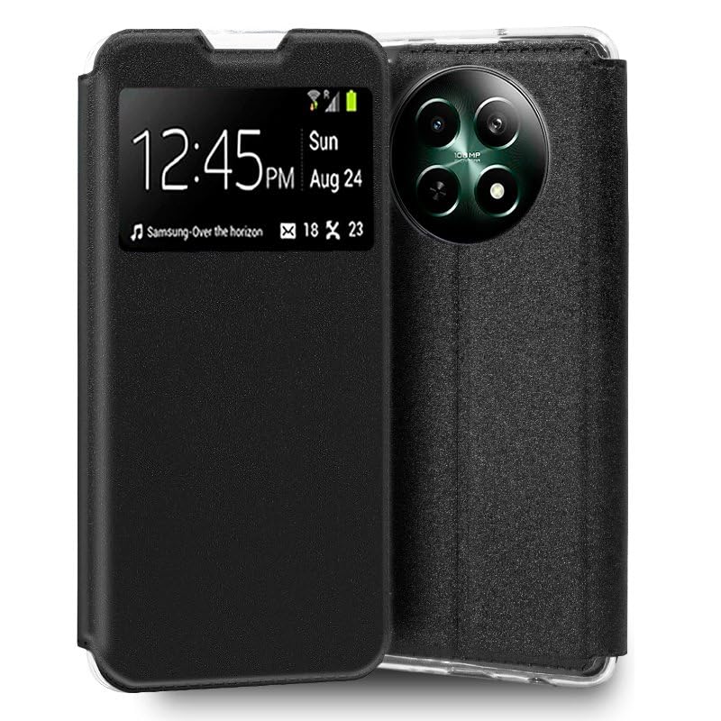 Cool Etui z klapką do Realme 12 5G / 12x 5G Solidny Czarny
