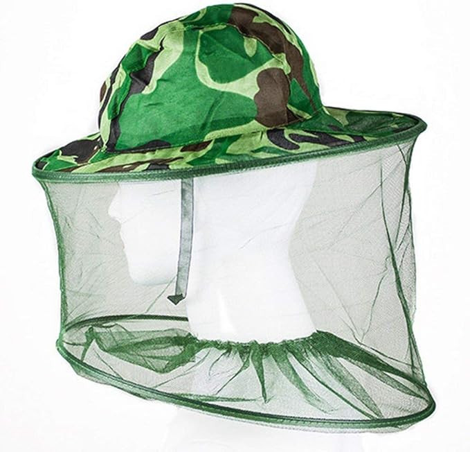 Sombrero Apicultor Camuflado 2 Pack con Red para Abejas miniatura 4