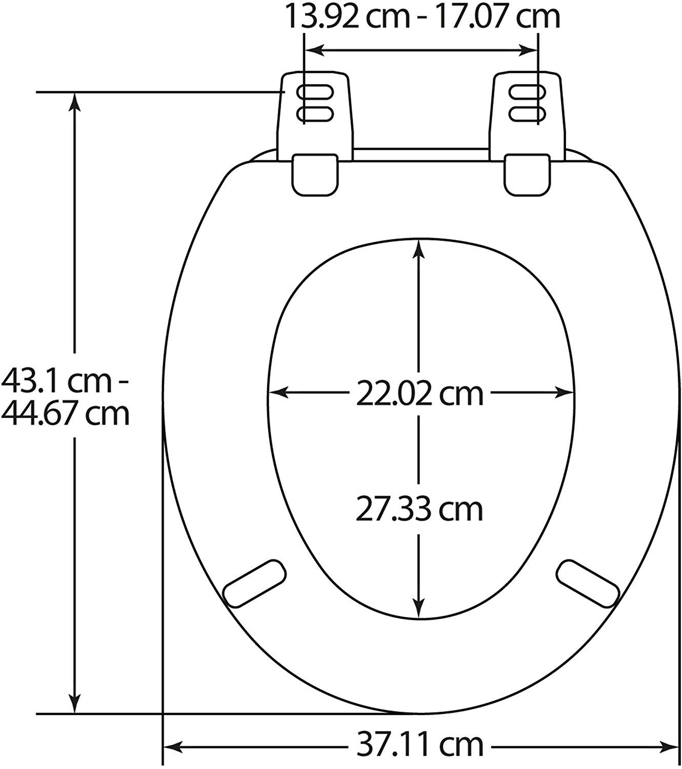 Bemis 5000ZAR766 Chicago - Asiento para inodoro, color crema