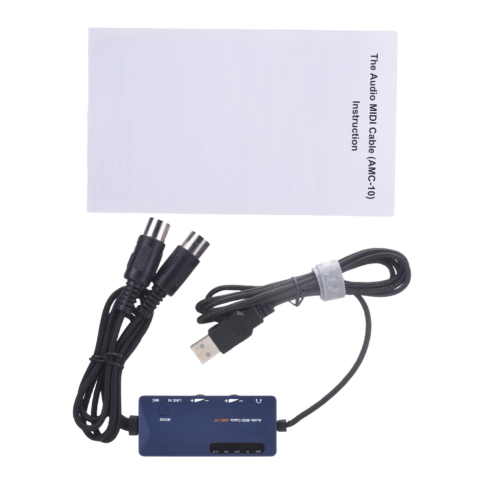 Cavo MIDI a USB di Alta qualità per una connettività Senza Interruzioni per la Registrazione e il Monitoraggio (Interfaccia da MIDI a USB A)