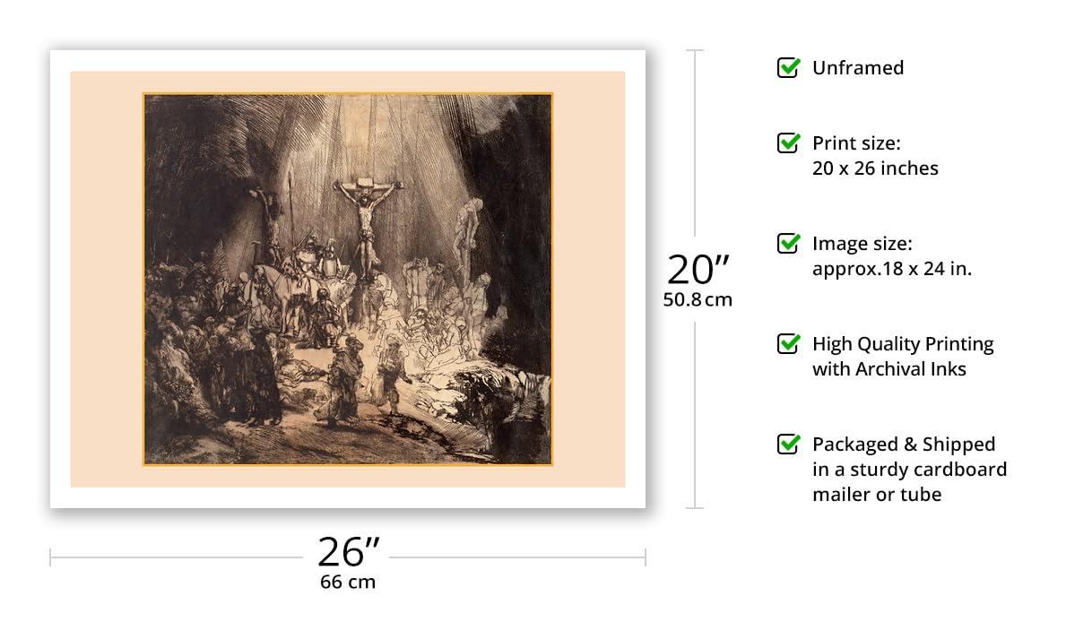 Amazon.com: Christ Crucified between the Two Thieves - The Three