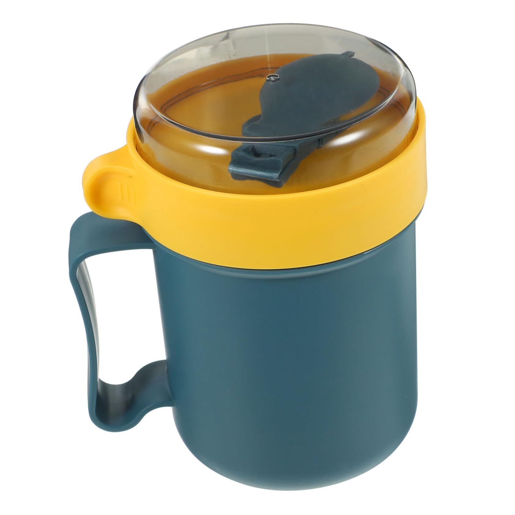 Taza de desayuno portátil con tapa sellada para sopa, leche y almuerzo VALICLUD