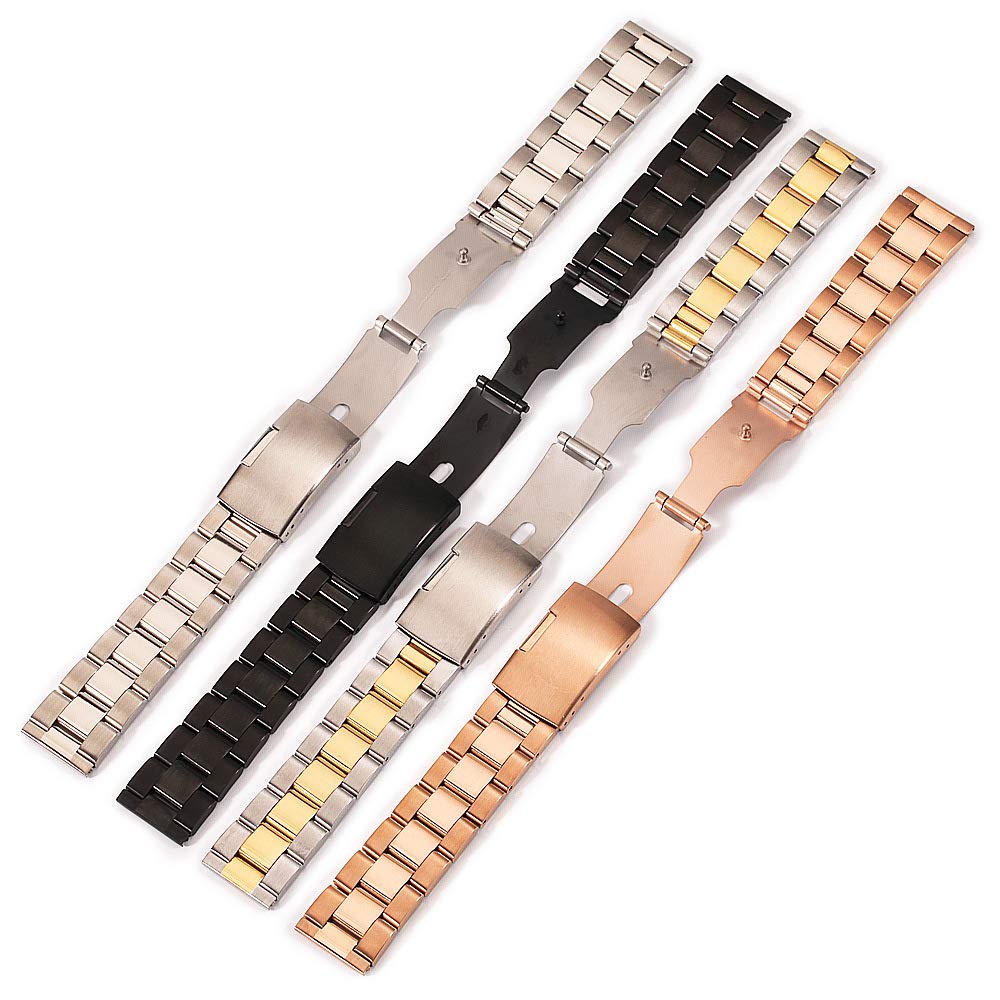 STATTE DI Mostrare 26 mm 24 mm 22 mm 20 mm 18 mm Band in Acciaio Inox Cinturino in Metallo Classico per Cinturino Intelligente Uomini Donne