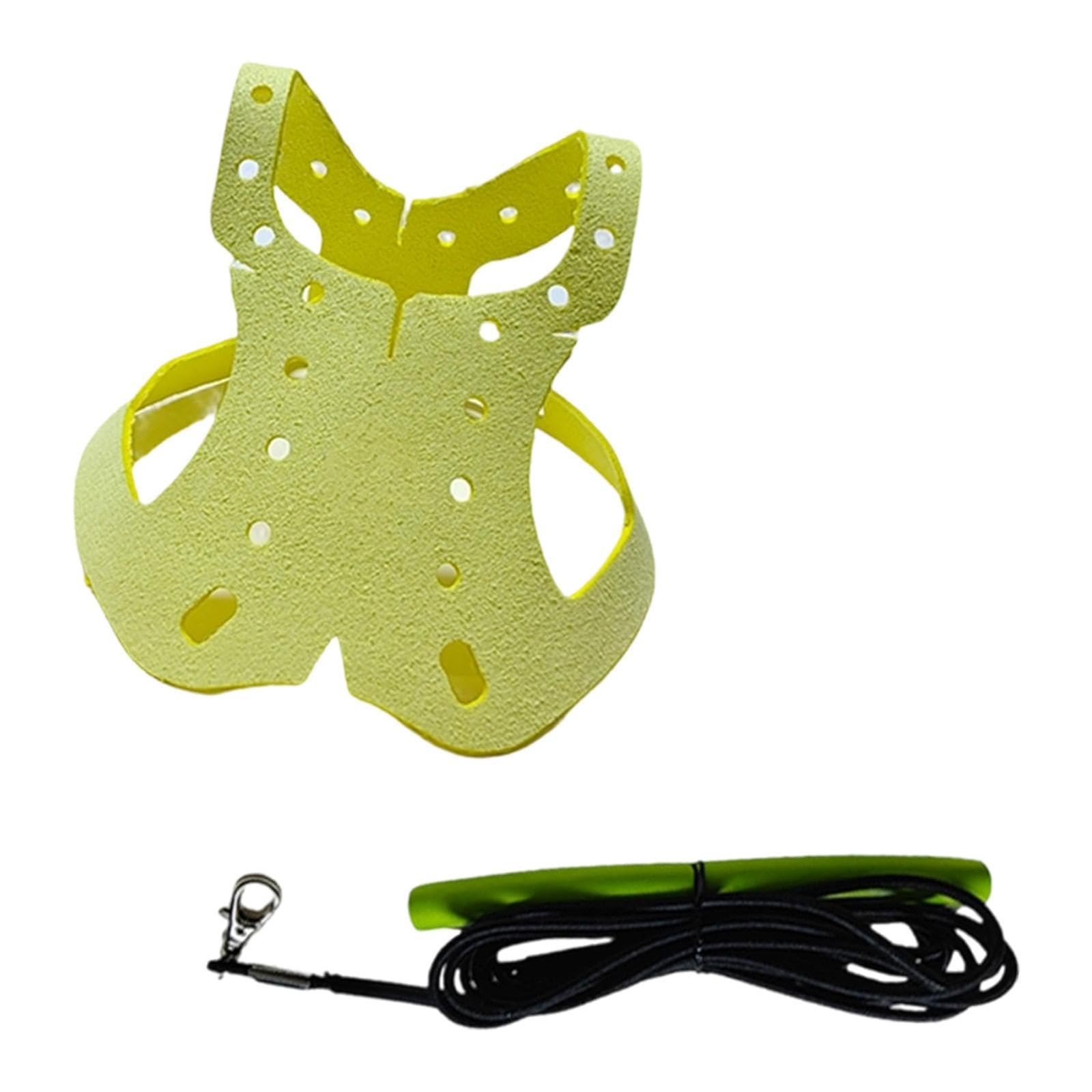 predolo Pigeon Harness And Leash, for Pets, Bite, Portable, Lightweight, Accessories for Pet Pigeons Outdoors, Yellow