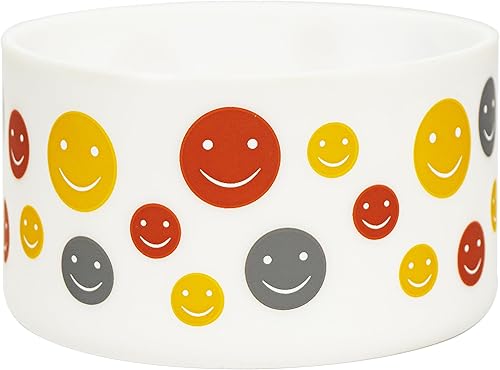 Funda protectora de silicona compatible con botella de agua Hydro Flask (1 unidad, cara sonriente)