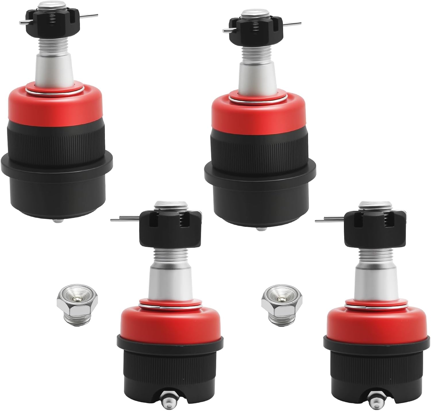 10642 Heavy Duty Replacement Ball Joints,Replacement for Jeep Grand Cherokee 1993-1998 Dana 30 & Dana 44 Axles, Front Upper and Lower, Suspension Ball Joints (4Pcs)