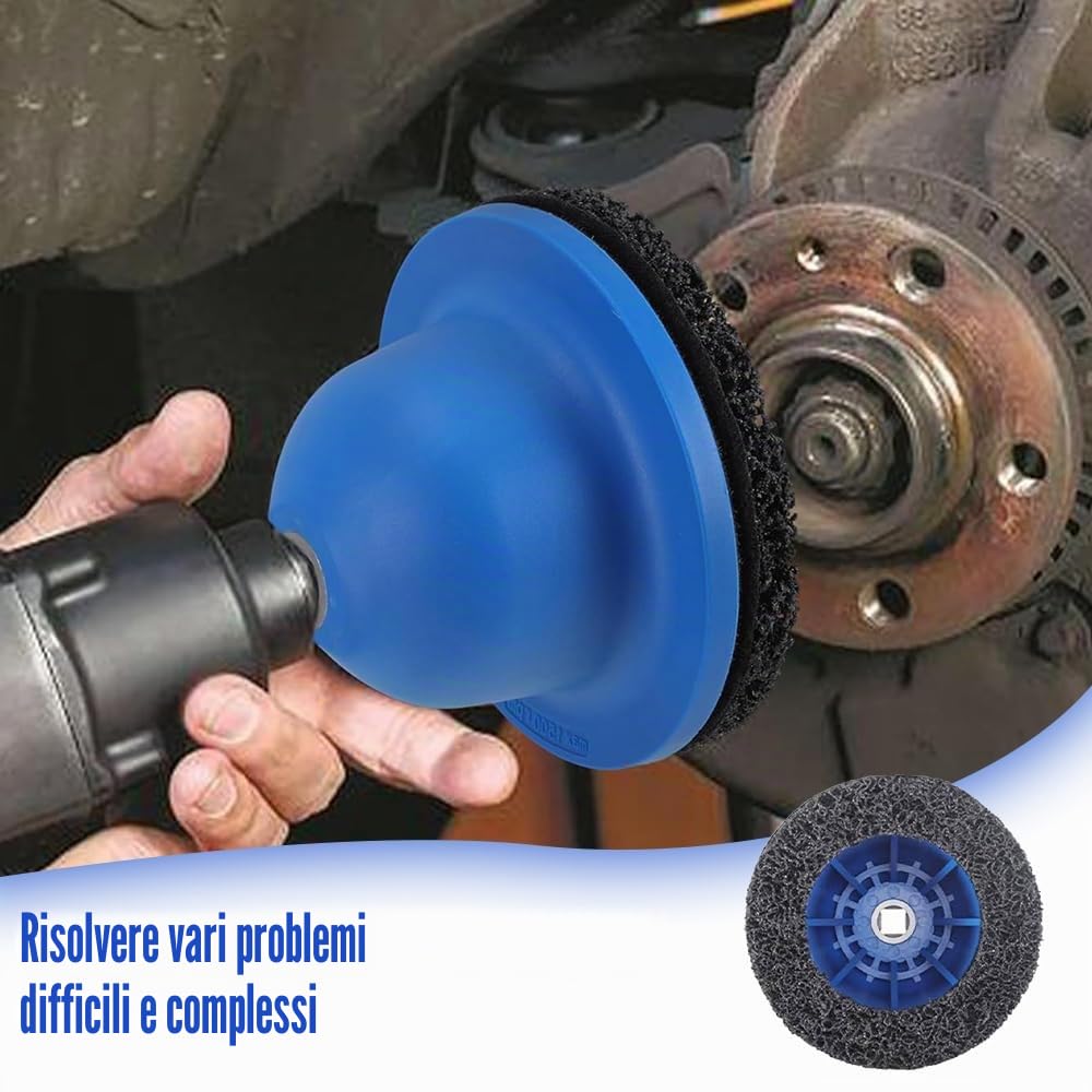 Smerigliatrice mozzo ruota auto, smerigliatrice mozzo ruota auto con ruota abrasiva da 150 mm, smerigliatrice per vaso, mozzo della ruota, smerigliatrice per cambio cerchioni, rimozione della