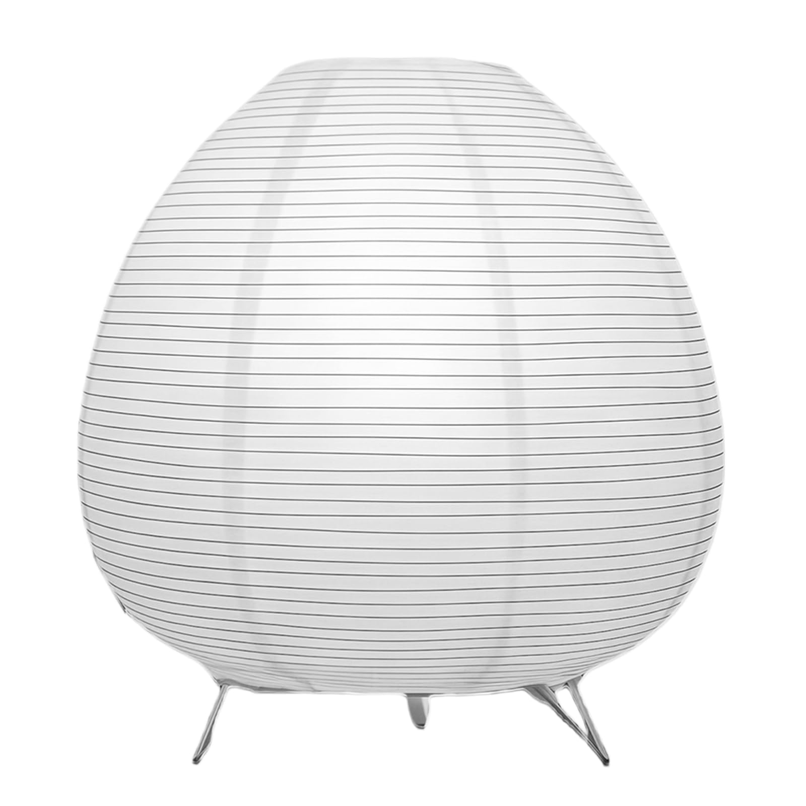 Henjjras Paralume rotondo in carta, 60 cm, colore: bianco