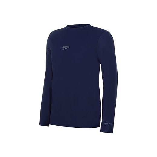 Speedo UV Protection Camiseta de Manga Longa, Meninos e Meninas