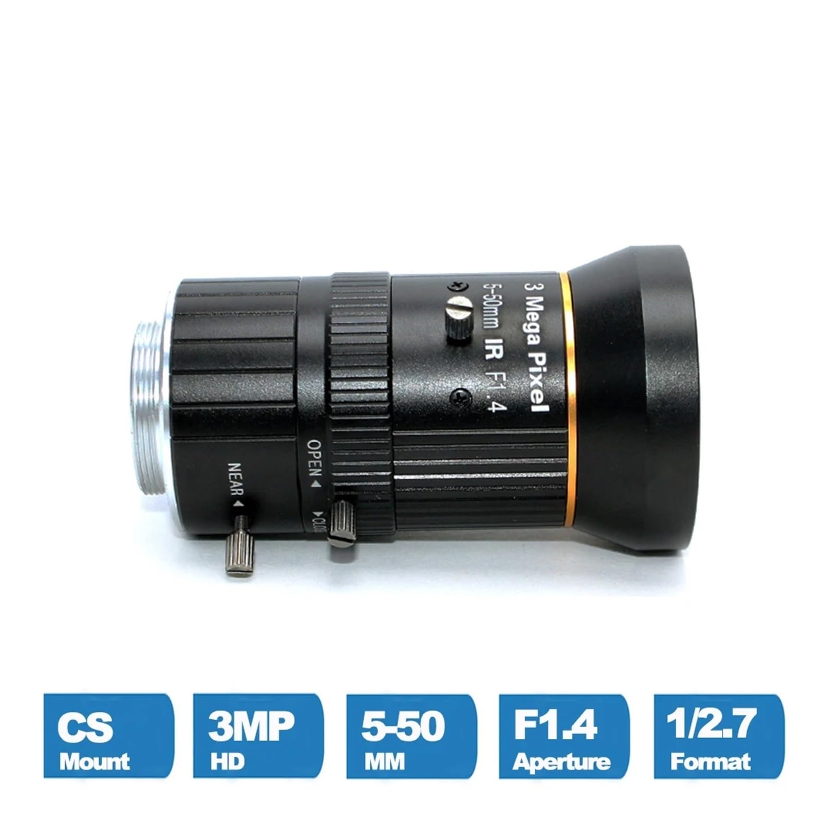 Amazon.co.jp: バリフォーカルレンズ 5-50MM HD 3.0 メガピクセル CS