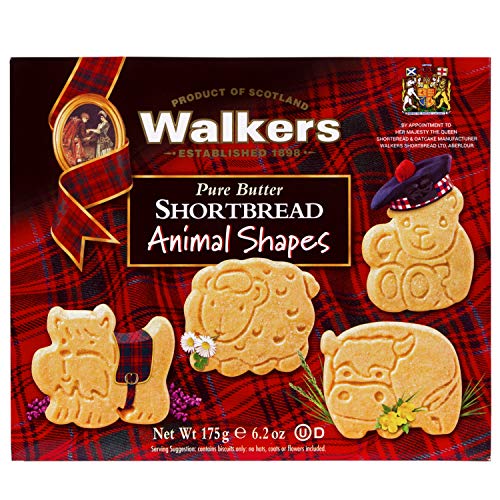 Walkers Shortbread Animal Shapes, 6.2 Ounce Box
