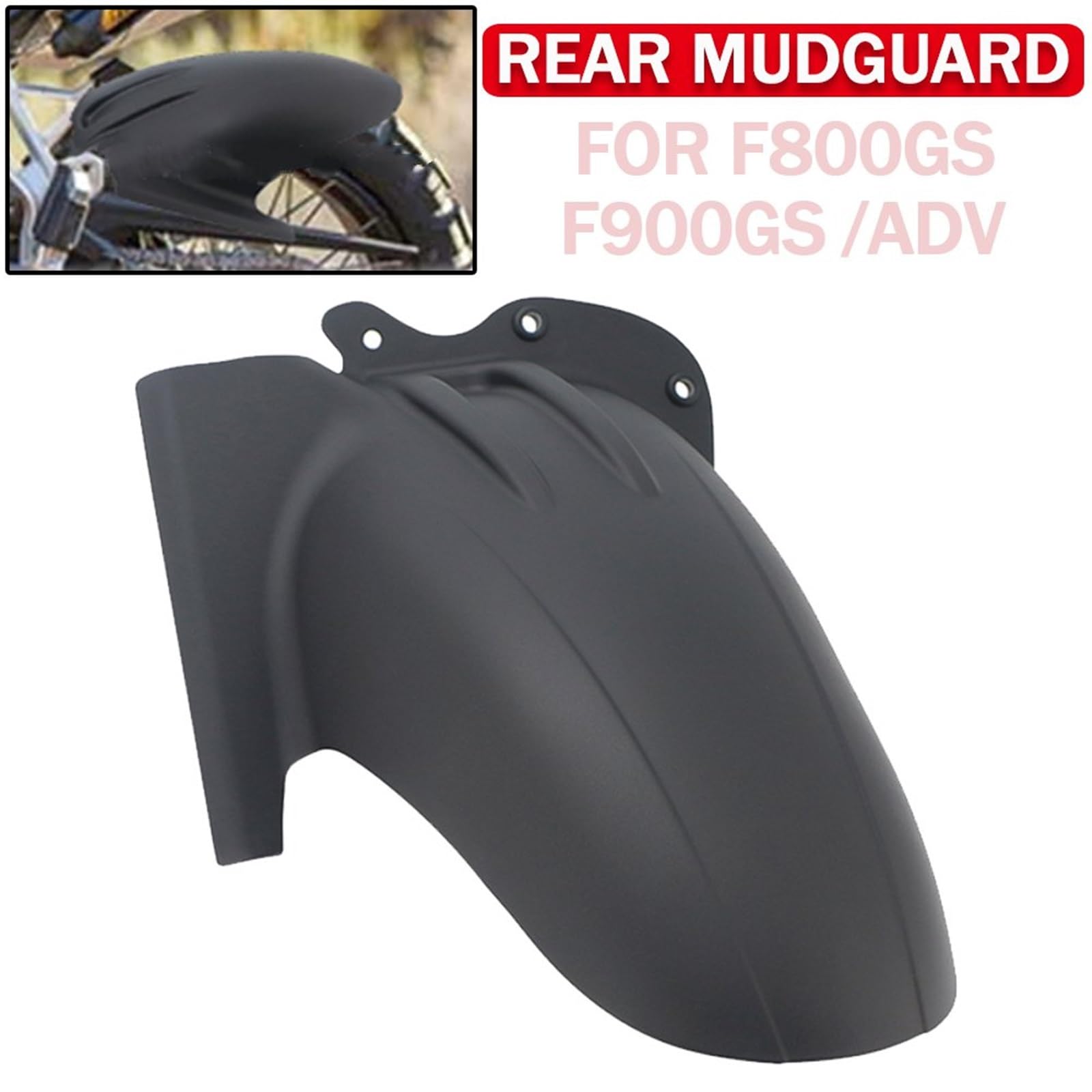 Parafango Posteriore Per F800 GS F900 GS ADV 2024 | I parafanghi impediscono di sporcarsi di fango durante la guida dopo la pioggia.