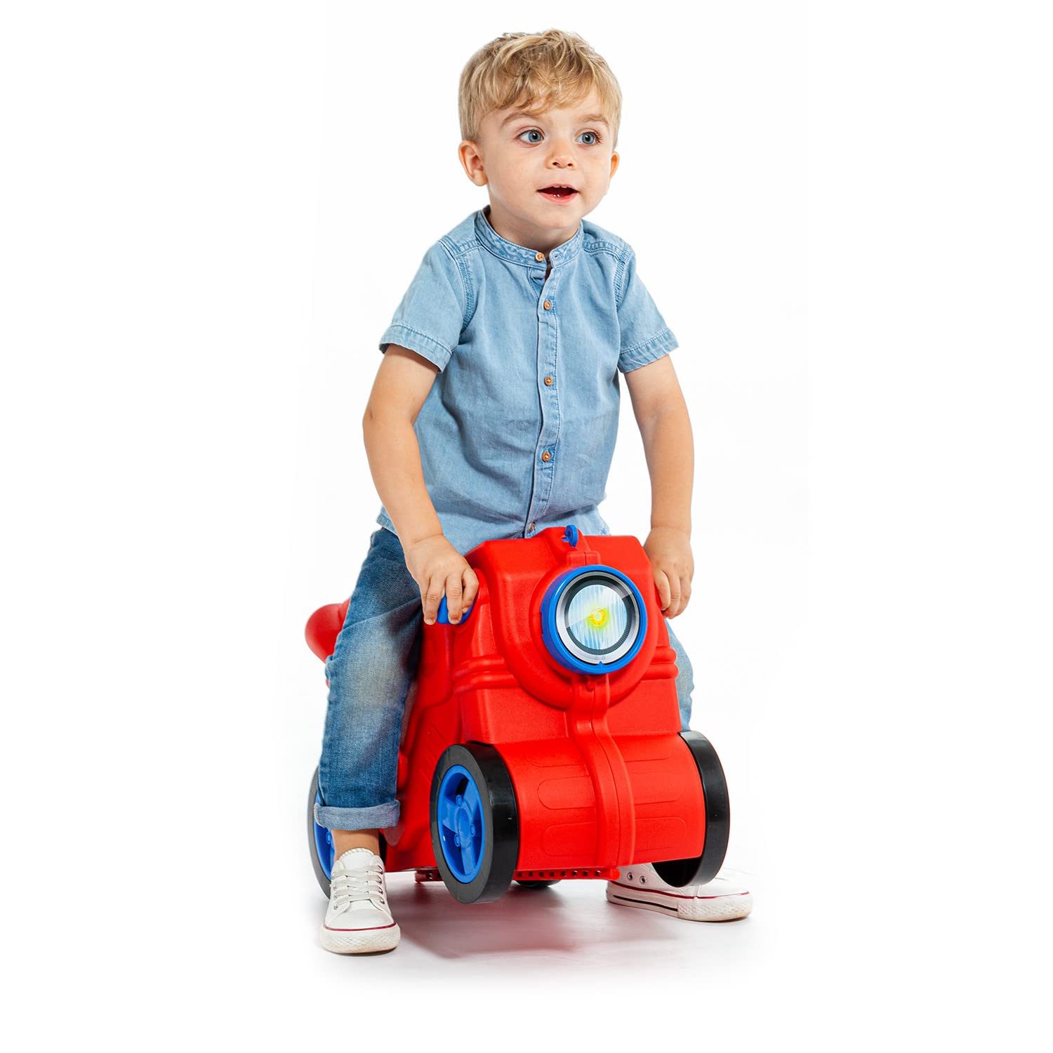 Valigia per Bambini Molto Smiler Moto Valigia-Blu