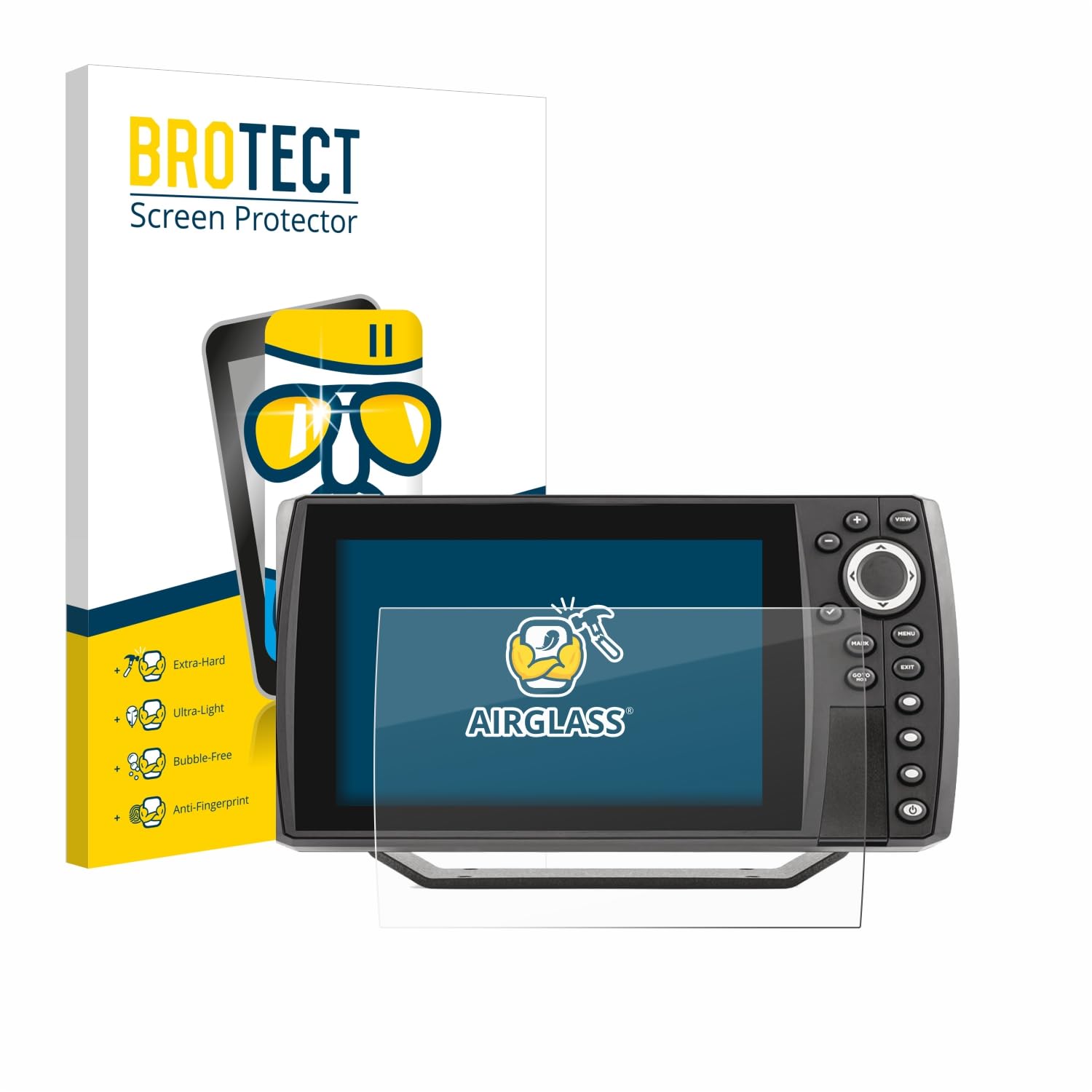 brotect Pellicola Protettiva per Humminbird Helix 7 Protezione Schermo (2 Pezzi) [Trasparente, Anti-Impronte