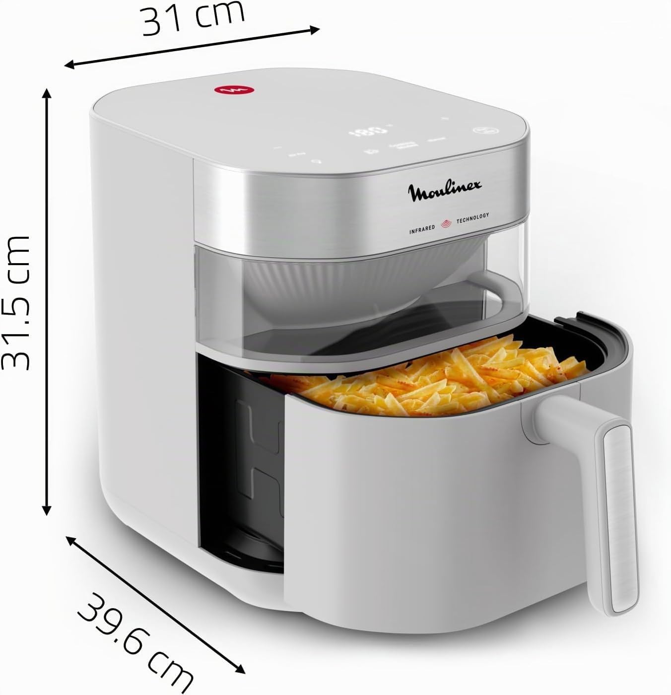 Easy Fry Infrared Air Fryer 7.5L, Dual Heater, Infrared Technology, Crispy Results, Large Capacity, Model EZ831GF0 Product Image 2