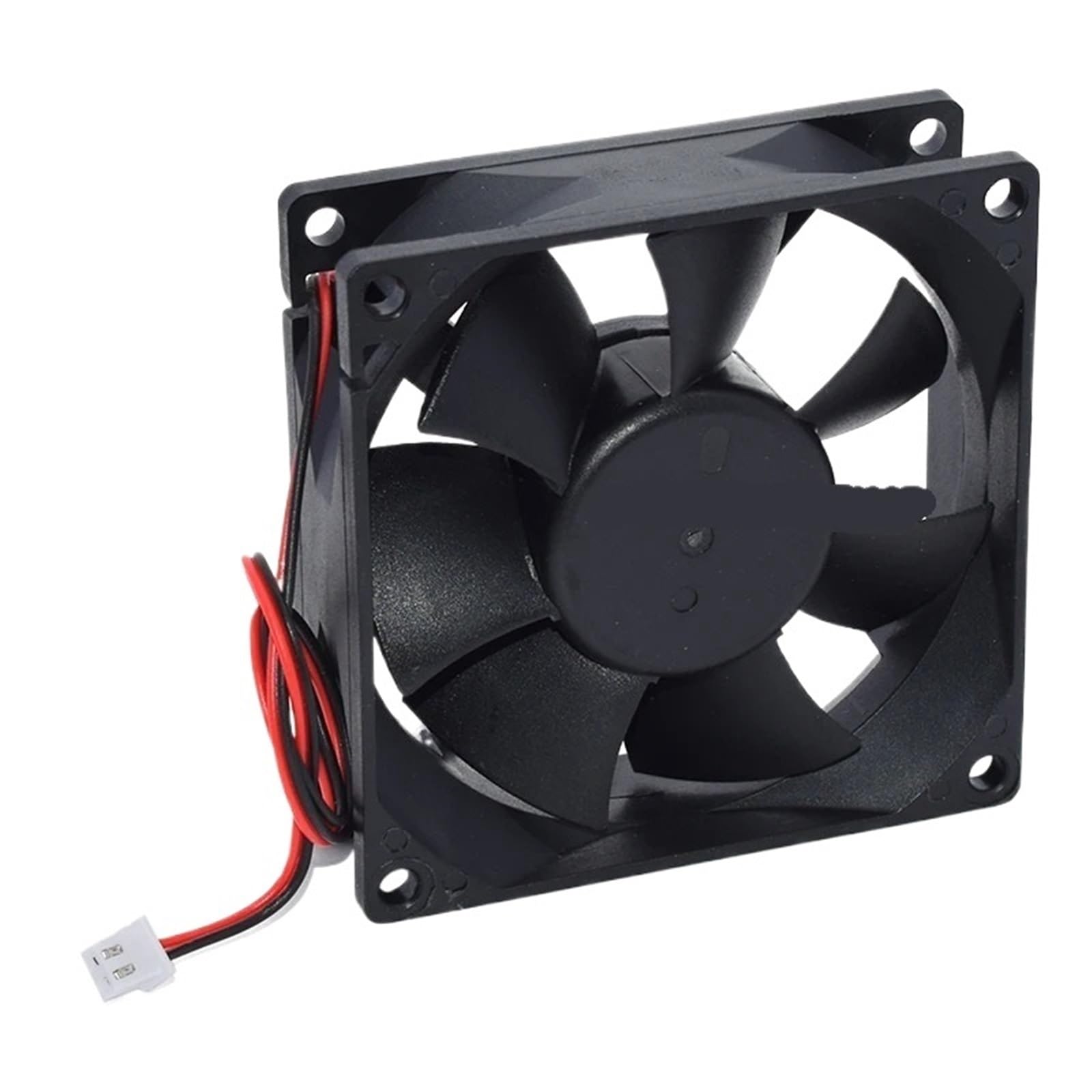 PEQYUACTE YTD158025S DC 15V 0.35A 80x80x25mm 2-Wire Square Cooling Fan
