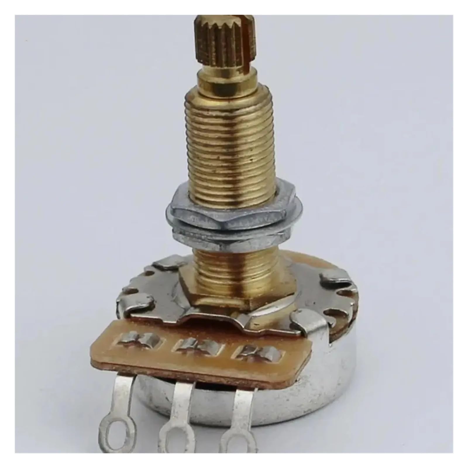 Potenciómetro de eje largo de latón A500K de 1 pieza for bajo eléctrico | Potentiometer(10PCS GK A500K)