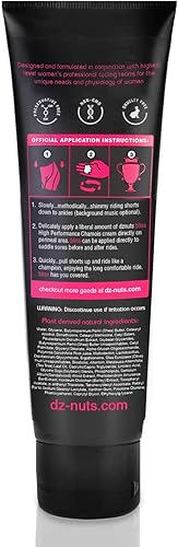 Miniatura 6 de dznuts Womens Bliss Chamois Cream  Anti Chafing Cream for Saddle Sores, Chafing, Rubbing, Inner Thighs Friction for Cyclists, Runners, Triathletes