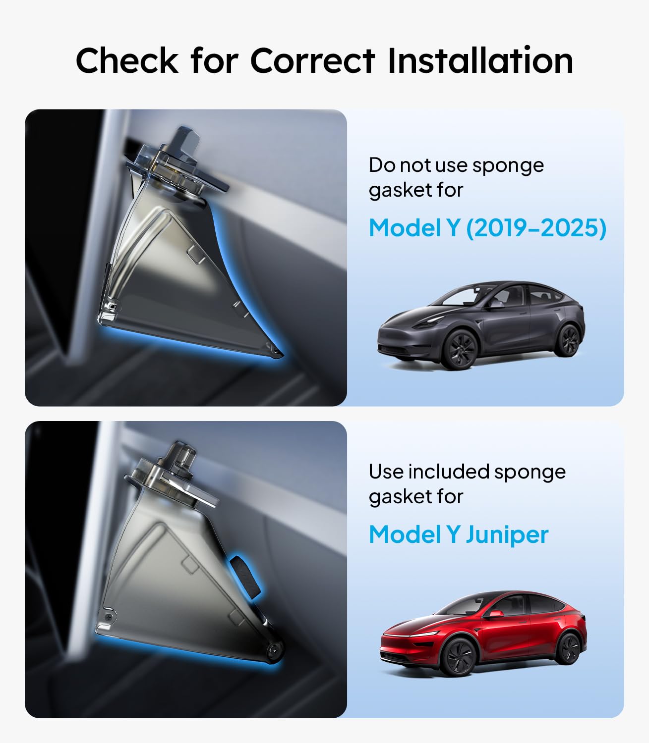 Wigoo Tesla Model Y Juniper Under Screen Storage Box [Hidden Design & Stable Installation] New Model Y Juniper Accessories, Center Console Organizer Tray for Model Y 2019~2026(Fit New Model Y)