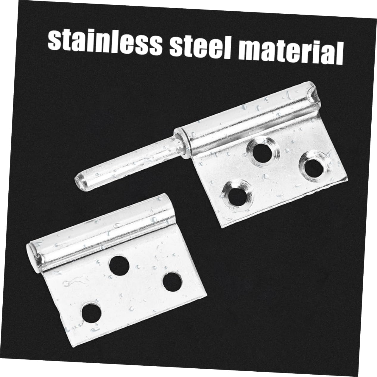 POPETPOP 30pcs Hinges Detachable Flag Hinges for Doors Cabinets Heavy Duty Outdoor Installation Kit