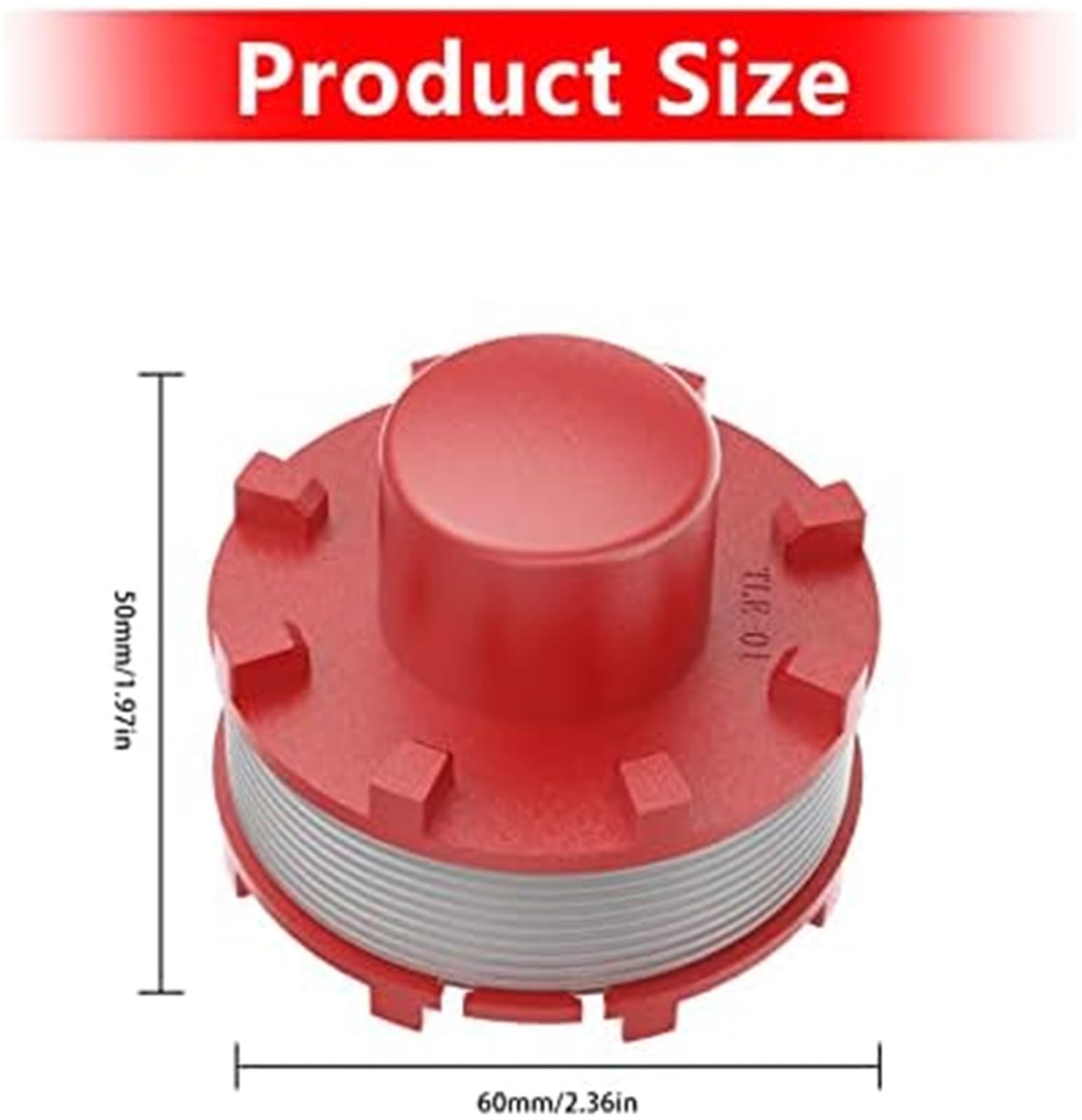 Automatyczna szpula kosiarki Szpula kosiarki, dla Einhell 3405096 2Mm żyłka dla podkaszarki żyłka zamienna GE-CT 36/30 Li E Solo Agillo 36/255 Bl 18/200(BLACK 6pcs)