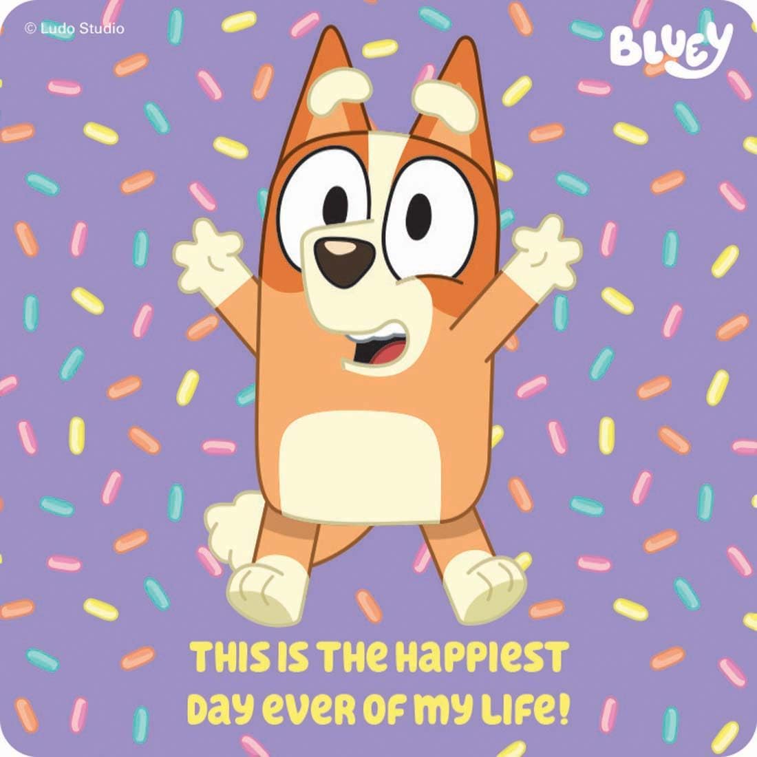 SmileMakers Bluey Stickers for Kids Classroom - 100 Count Bulk Teacher Supplies with 5 Assorted Character Designs | 2.5 Inch Reward Stickers for Students, Preschool & Elementary School Prizes - Image 6