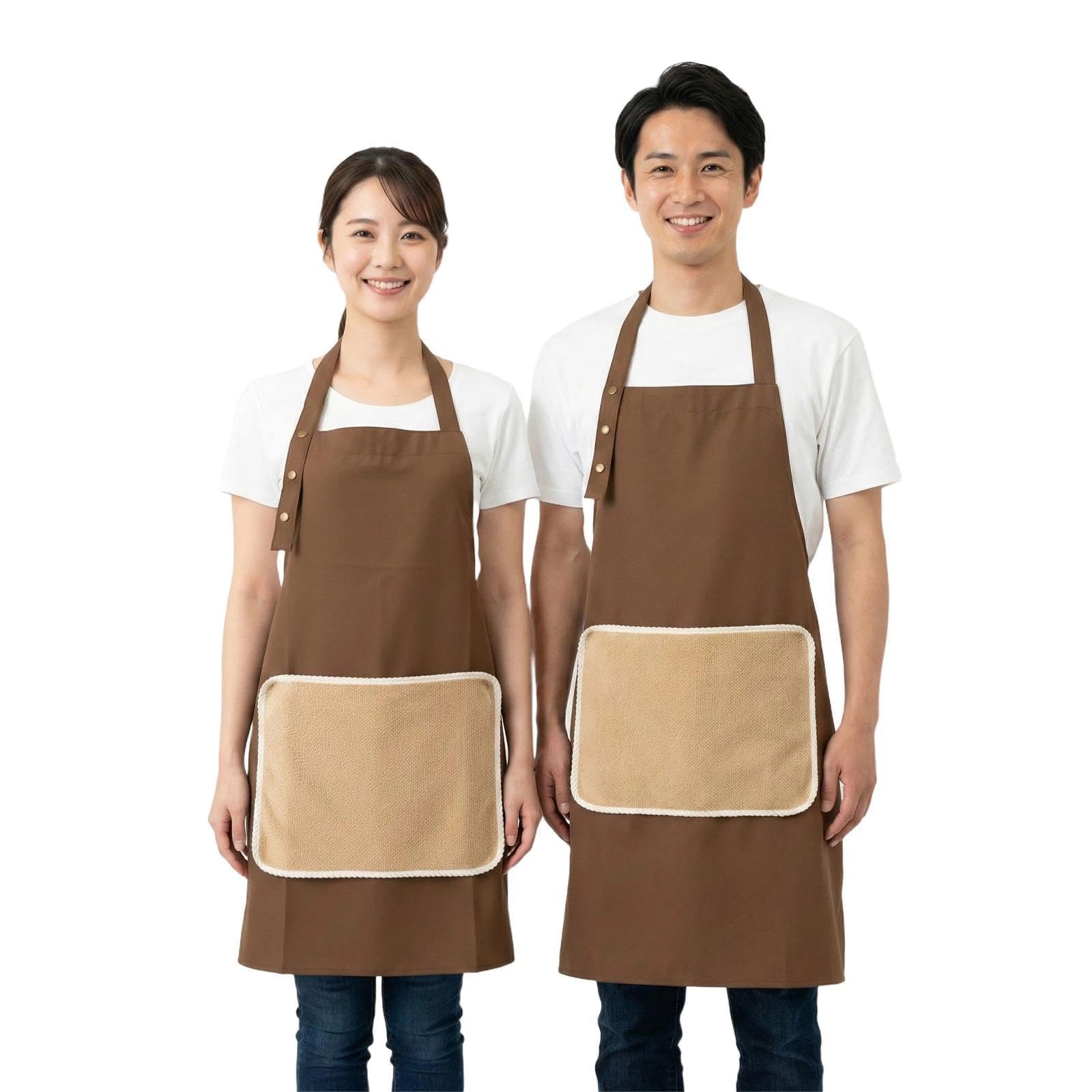 Amazon.co.jp: [GearFun] エプロン レディース 首掛け 男女兼用 三段階