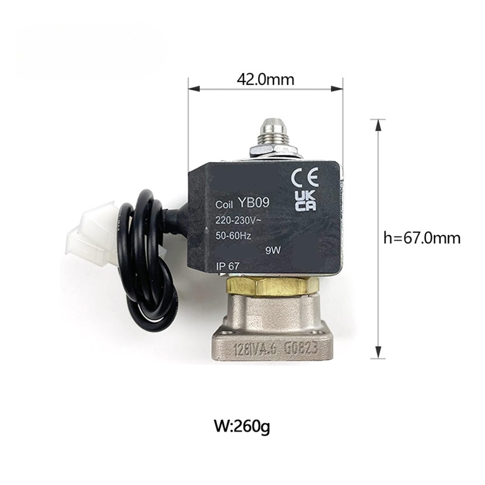Válvula Solenoide For Cafetera, Compatible Con EXPOBAR, Válvula Solenoide For Cabezal De Elaboración De Cafetera Semiautomática(1set length)