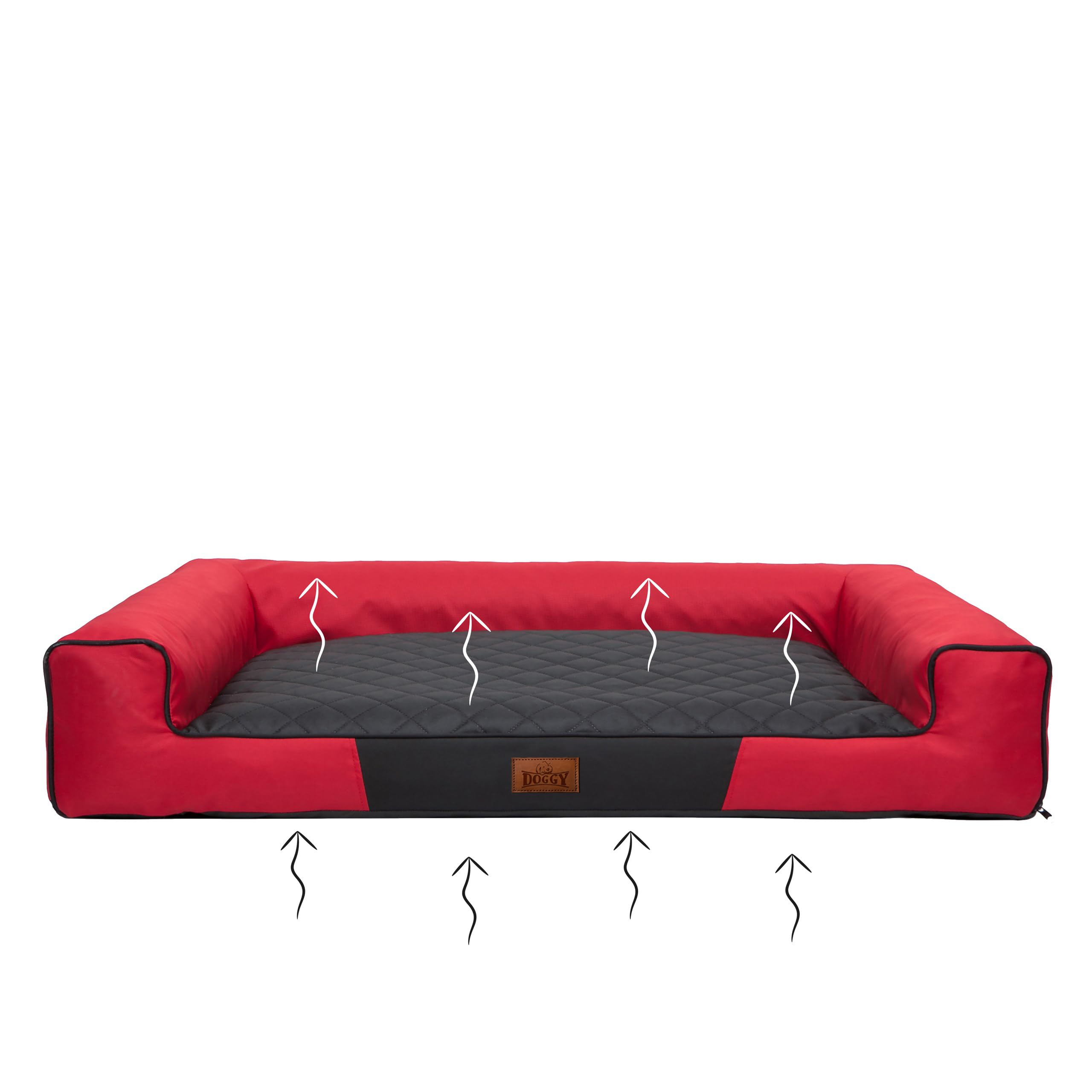Cuccia per animali domestici, cuscino per cani, cuscino per cani, letto, divano, cuccia per cani, letto per cani, materasso per cani, materasso marrone con materasso marrone, L – 80 x 55 cm
