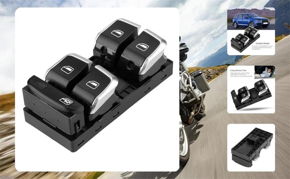 Bouton lève-vitre électrique pour Audi A4 B8 Q5 A5 - 4