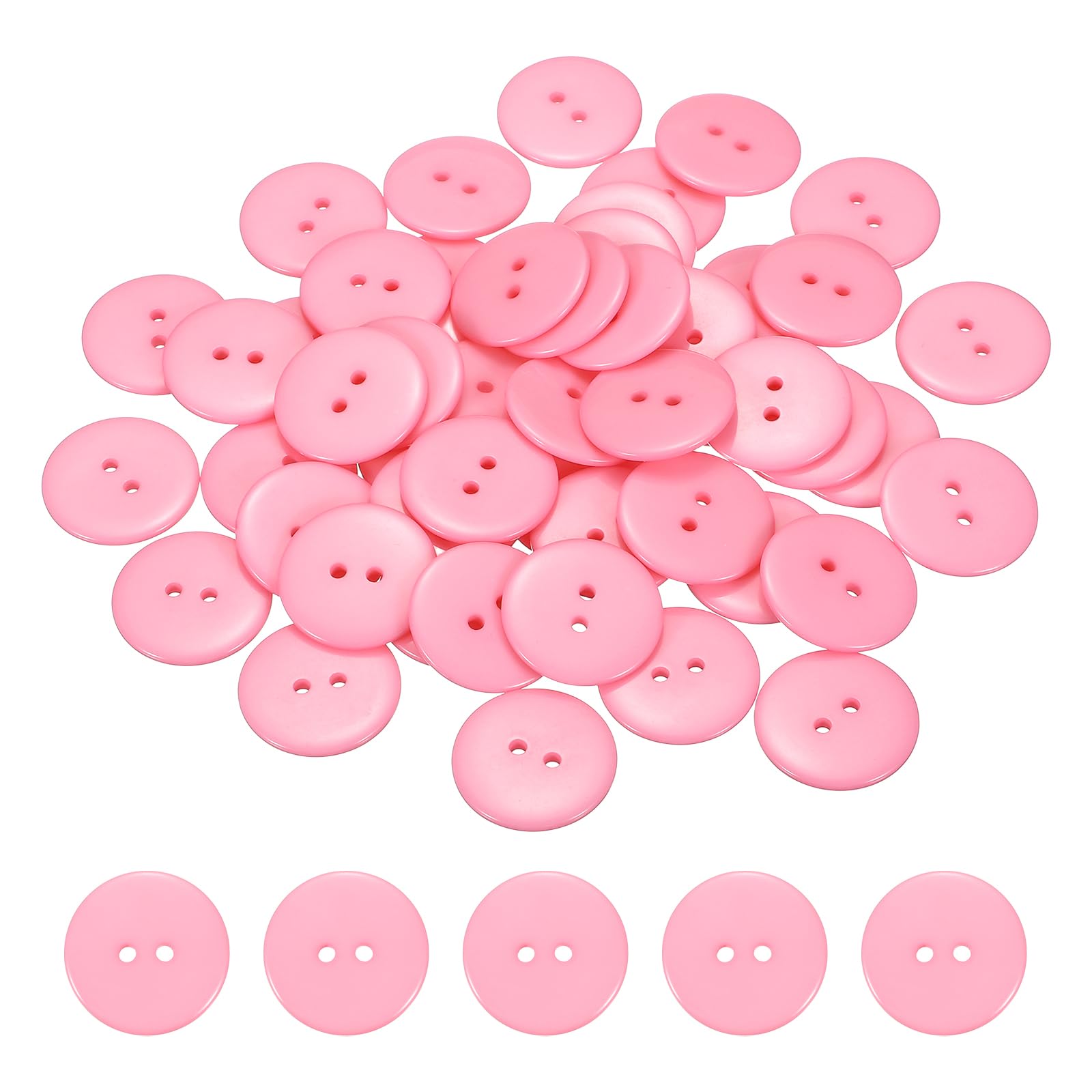 Boutons de couture en résine rose 30mm de qualité supérieure pour manteau