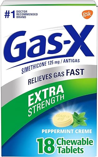 Gas-X Tabletas masticables - Crema de menta-18 ct disponible en Yaxa Colombia