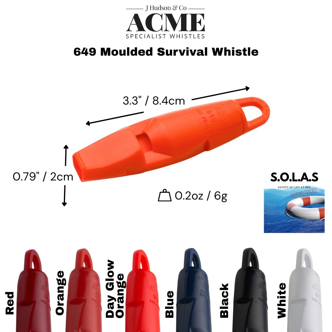 Amazon.com: ACME genuine no. 649 moulded survival whistle