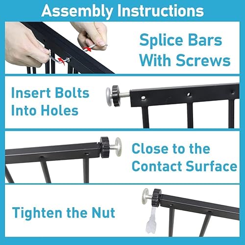 Miniatura 4 de WAOWAO Protectores de seguridad de ventana negros para niños, niños pequeños, a prueba de mascotas, extra ancha, color blanco, protección de ventana