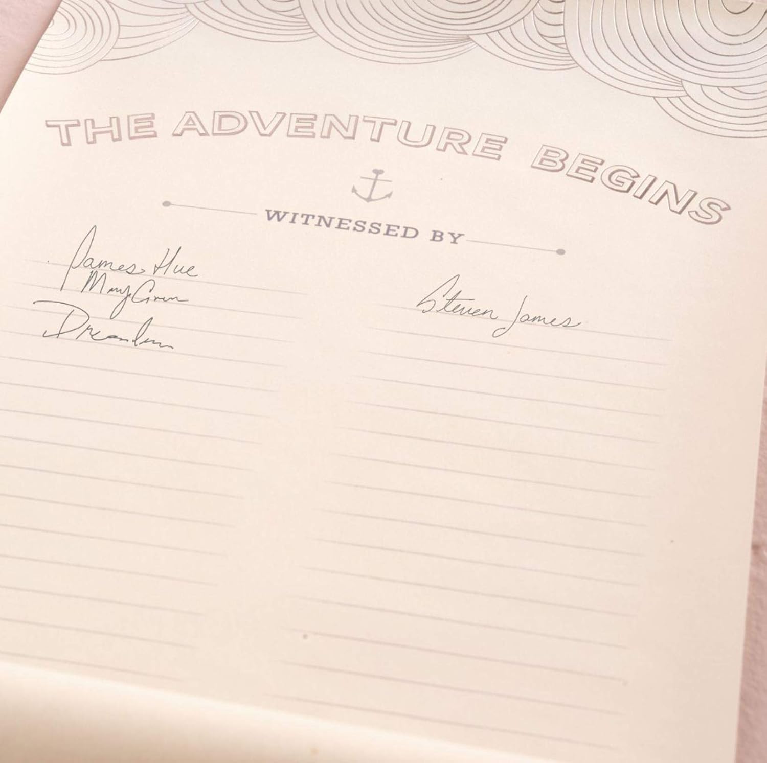 Message in A Bottle Time Capsule Guest Book