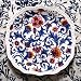 ZJN-JN Plates Piatti, ceramica da tavola, piatti Steak, Piatto stile della Boemia dipinto a mano di colore blu da tavola in ceramica Piatto Spuntino Decorative Plate occidentale di frutta piatto piatt