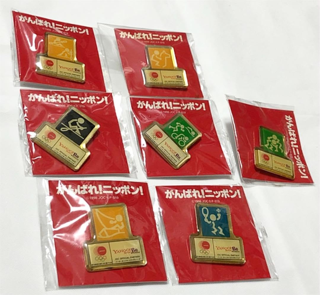 Amazon.co.jp: JOCオリンピックYahoo BBヤフーピンバッジピンバッチ7個