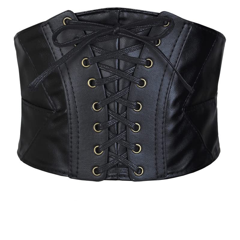 Cintura Vita Stretta Cintura Vespa Corsetto BlackButterfly | Larga 5,5 Pollici | Chiusura Elastica Con Bottoni | Stile Boho Corpetto Top Donna - Foto 3