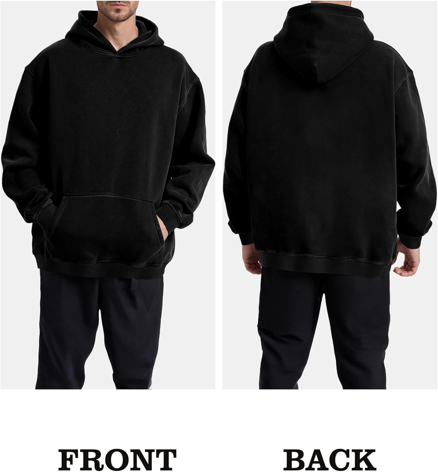 Hatant Oversized Hoodie Sweatshirts for Men Couples Heavyweight Hoodies Pullover Vintage Mens Acid Wash Sweaters Clothes 2026 - Image 5