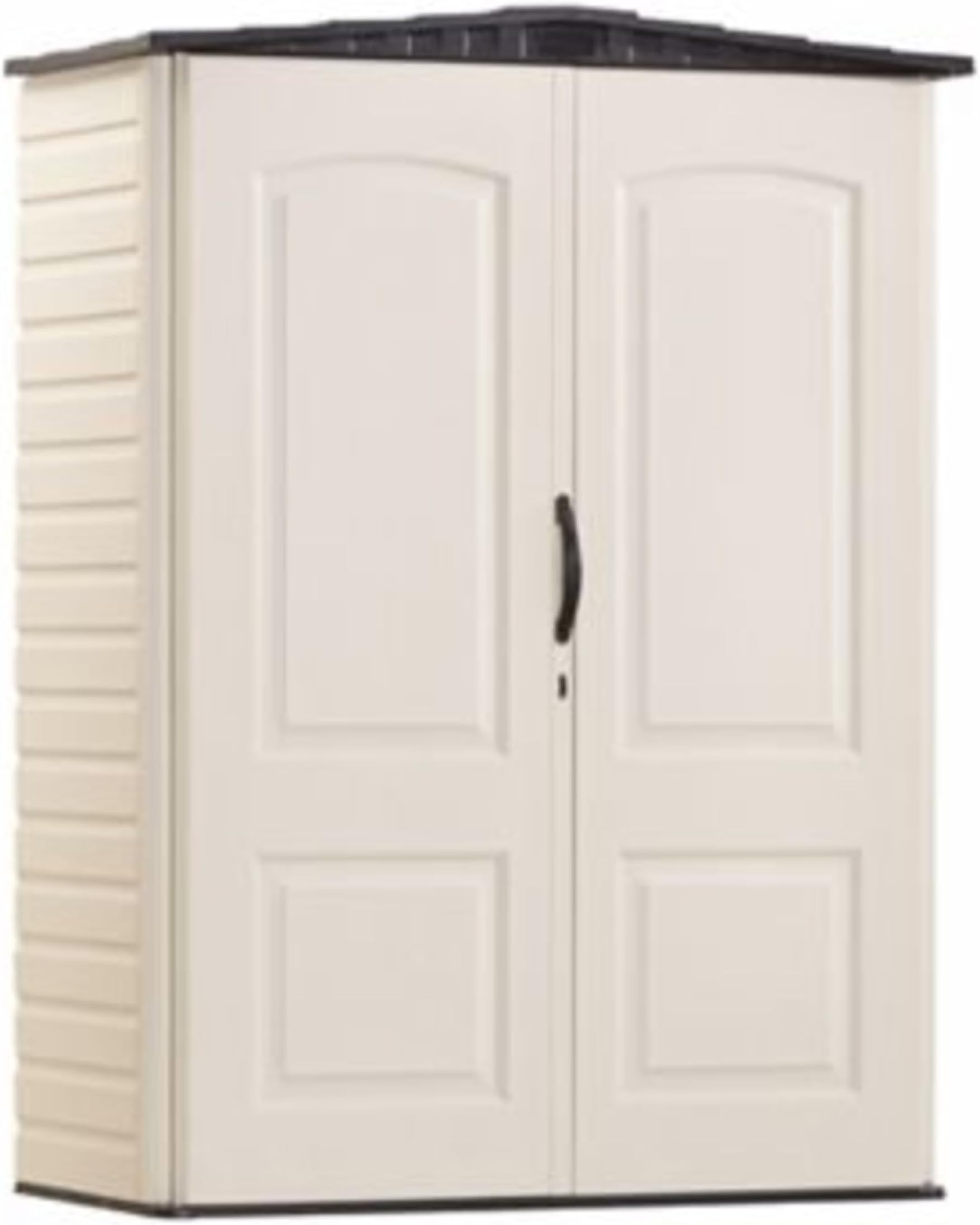 Rubbermaid Plastic Small Outdoor Storage Shed, 53-Cubic Feet, FG5L1000SDONX