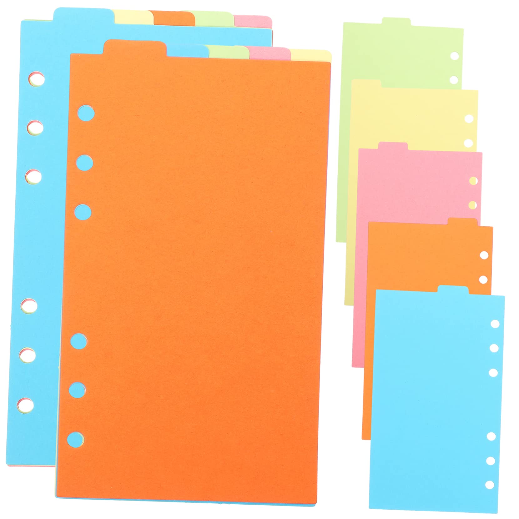Tofficu Lot De 5 Intercalaires En Papier Pour Classeur A5